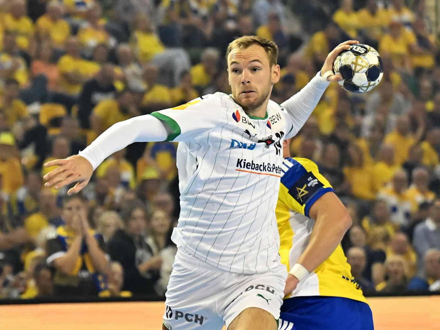 Welthandballer Mathias Gidsel war mit acht Toren bester Füchse-Schütze. (Archivbild) / Foto: Piotr Polak/PAP/dpa