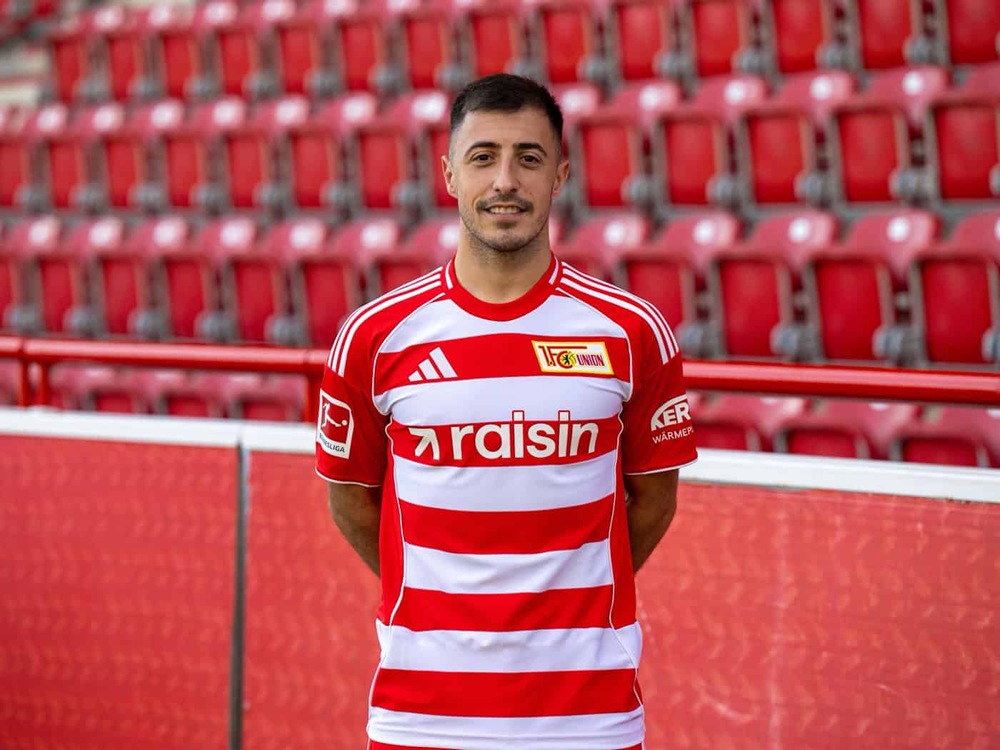 Josip Juranovic ist wieder im Union-Mannschaftstraining.  / Foto: Matthias Koch/dpa