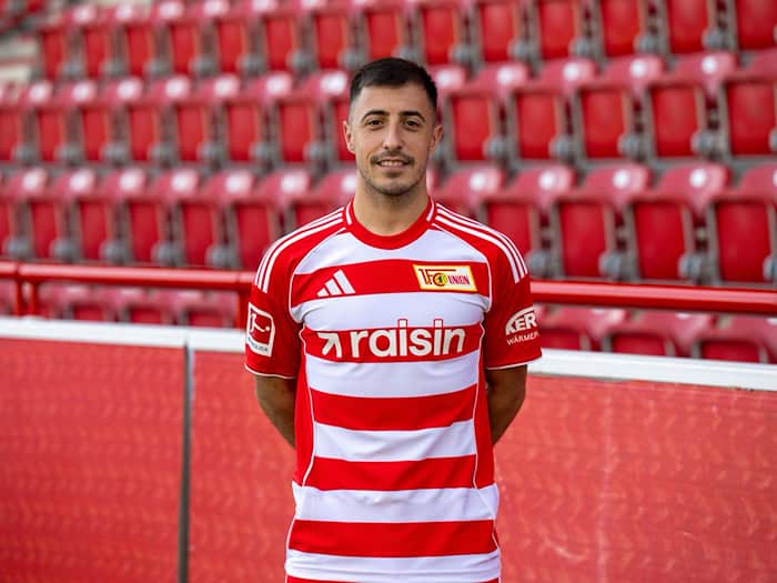 Josip Juranovic ist wieder im Union-Mannschaftstraining.  / Foto: Matthias Koch/dpa