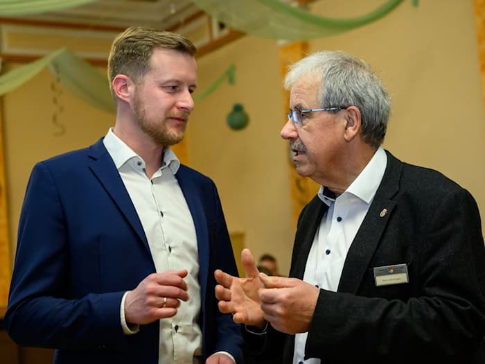 Der CDU-Kandidat Martin Heusler hat die Stichwahl der Landratswahl in Spree-Neiße gewonnen und wird Nachfolger von Harald Altekrüger (Archivbild). / Foto: Patrick Pleul/dpa