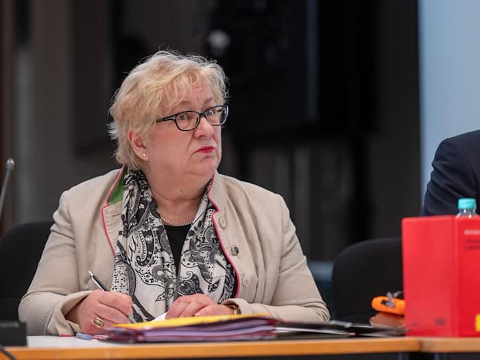 Die Vorsitzende des Untersuchungsausschusses, Manuela Schmidt (Die Linke), hat die Vernehmung zahlreicher weiterer Zeugen angekündigt. (Archivbild) / Foto: Christophe Gateau/dpa