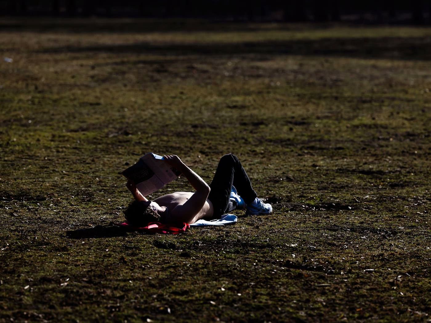 Mildes Frühlingswetter lädt in Berlin und Brandenburg nach draußen ein. (Symbolbild) / Foto: Christoph Soeder/dpa