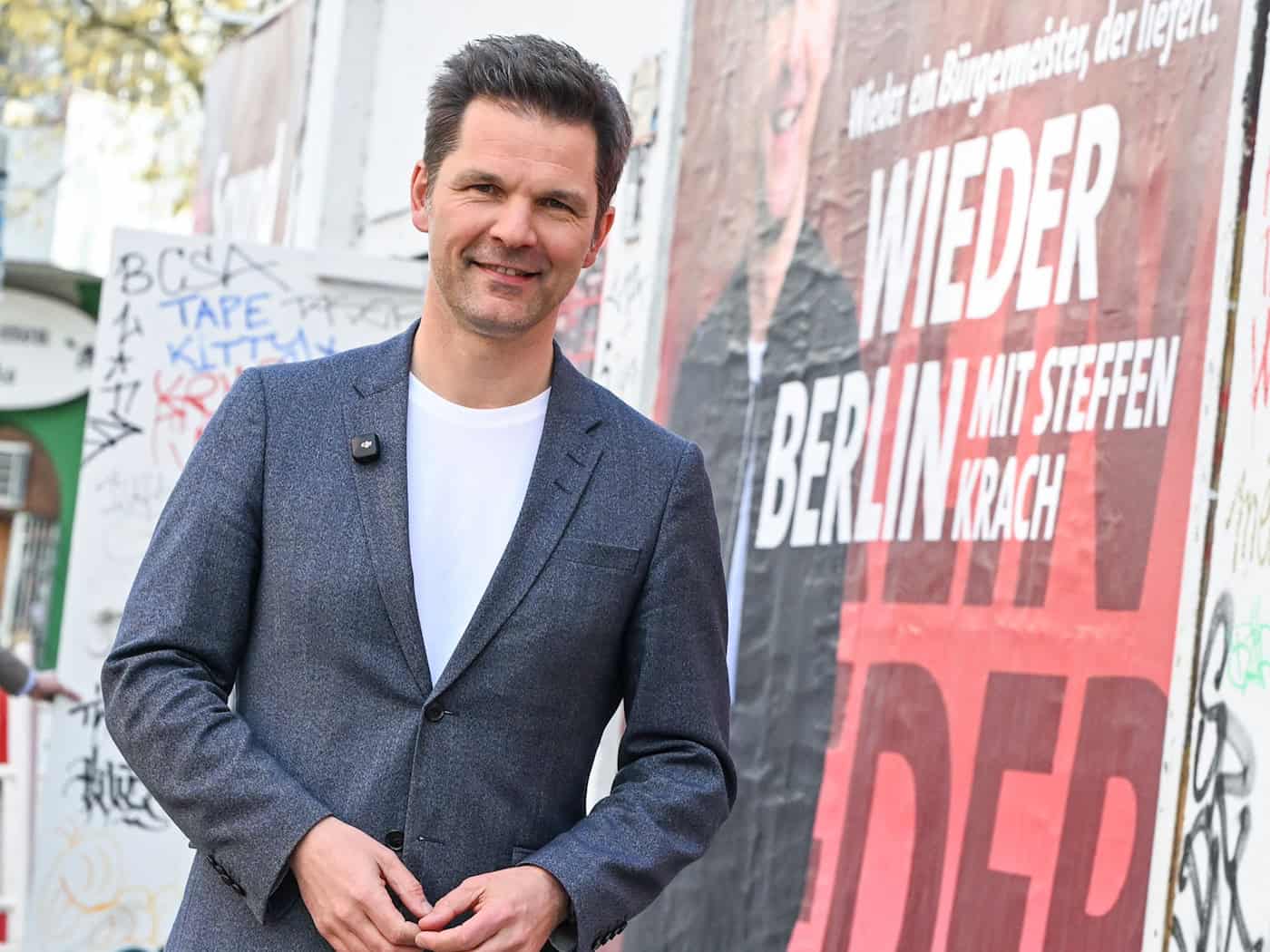 SPD-Spitzenkandidat Steffen Krach setzt bei der Wahl zum Abgeordnetenhaus auf Sieg.  / Foto: Jens Kalaene/dpa