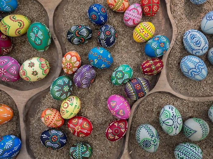 Tradition erleben: Sorben präsentieren Osterbräuche. (Archivbild) / Foto: Paul Glaser/dpa/ZB