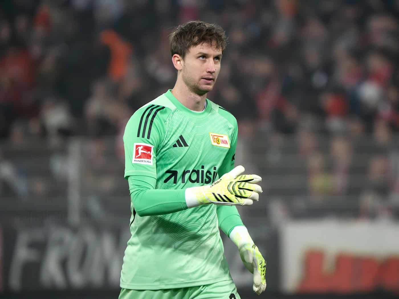 Union-Torhüter Frederik Rönnow ist ins Mannschaftstraining zurückgekehrt. (Archivbild) / Foto: Soeren Stache/dpa