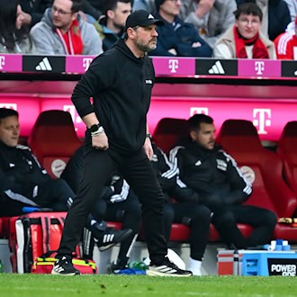 Steffan Baumgart sah in München nichts Gutes von seiner Mannschaft. / Foto: Sven Hoppe/dpa