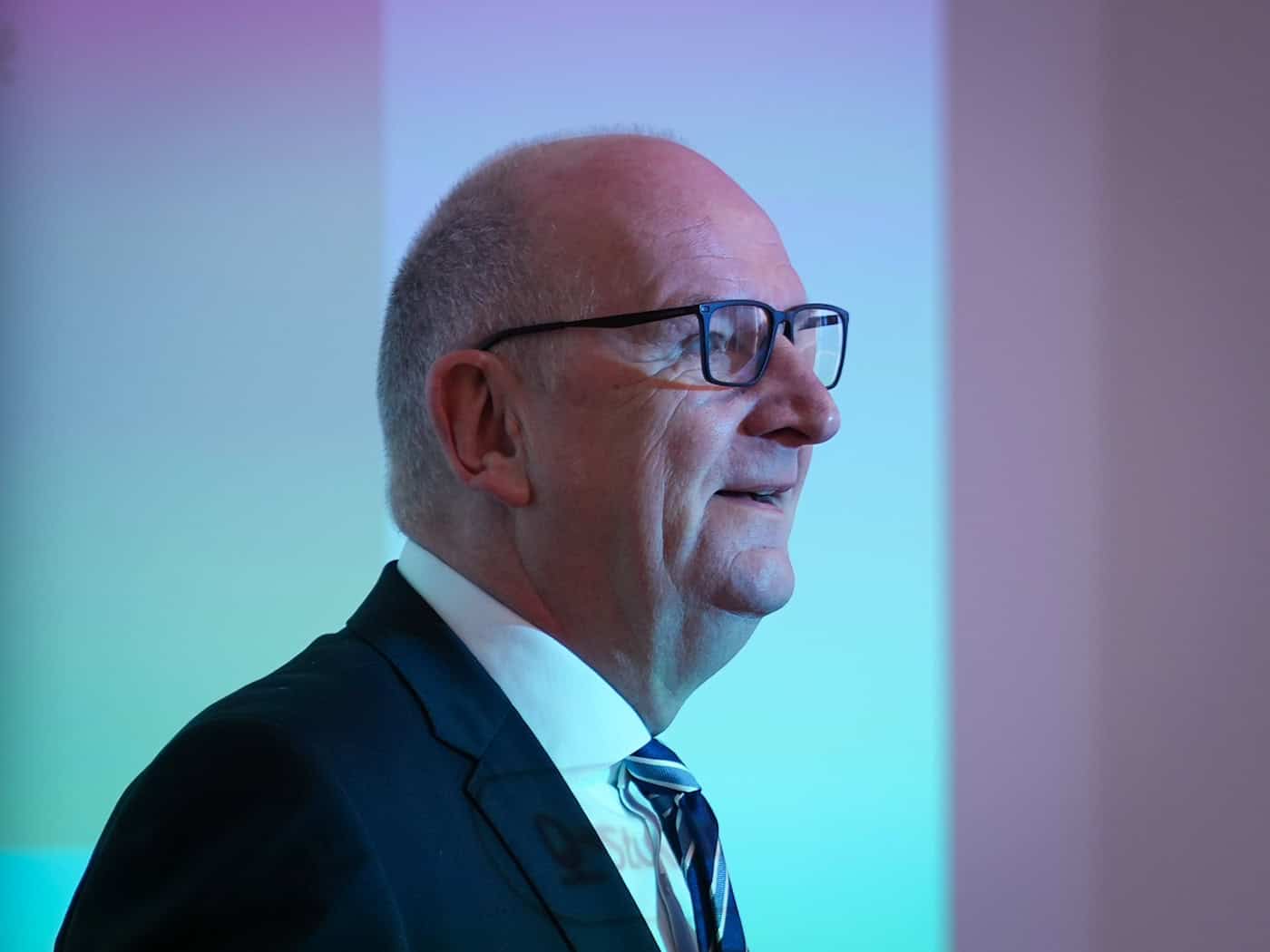 Brandenburgs Ministerpräsident Dietmar Woidke (SPD) nennt seine Ziele für eine künftige SPD/CDU-Koalition.  / Foto: Soeren Stache/dpa