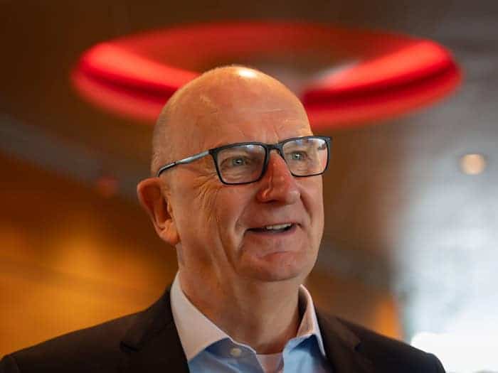 Dietmar Woidke sprach lobende Worte für das Kleist Forum. (Archivbild) / Foto: Soeren Stache/dpa