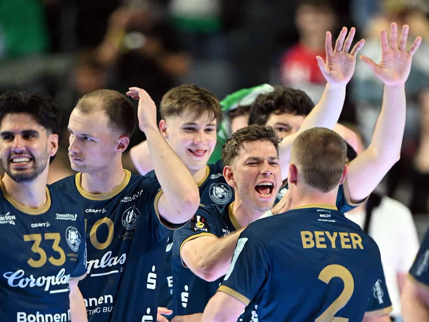 Nach dem Halbfinal-Sieg gegen den SC Magdeburg scheint für den BHC alles möglich.  / Foto: Federico Gambarini/dpa