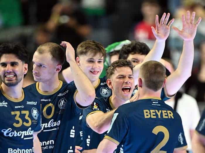 Nach dem Halbfinal-Sieg gegen den SC Magdeburg scheint für den BHC alles möglich.  / Foto: Federico Gambarini/dpa