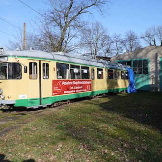 Die Straßenbahnen sind auch bei Ausflüglern bekannt. / Foto: -/Landesamt für Denkmalpflege/dpa