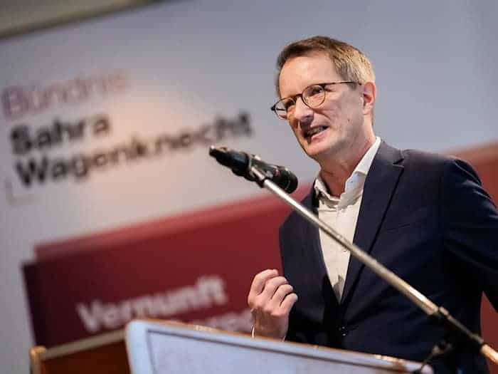 Das BSW in Berlin hat das Ziel, nach der Wahl im September ins Landesparlament einzuziehen - Co-Landesvorsitzender Alexander King tritt als Spitzenkandidat an. (Archivbild)  / Foto: Christoph Soeder/dpa