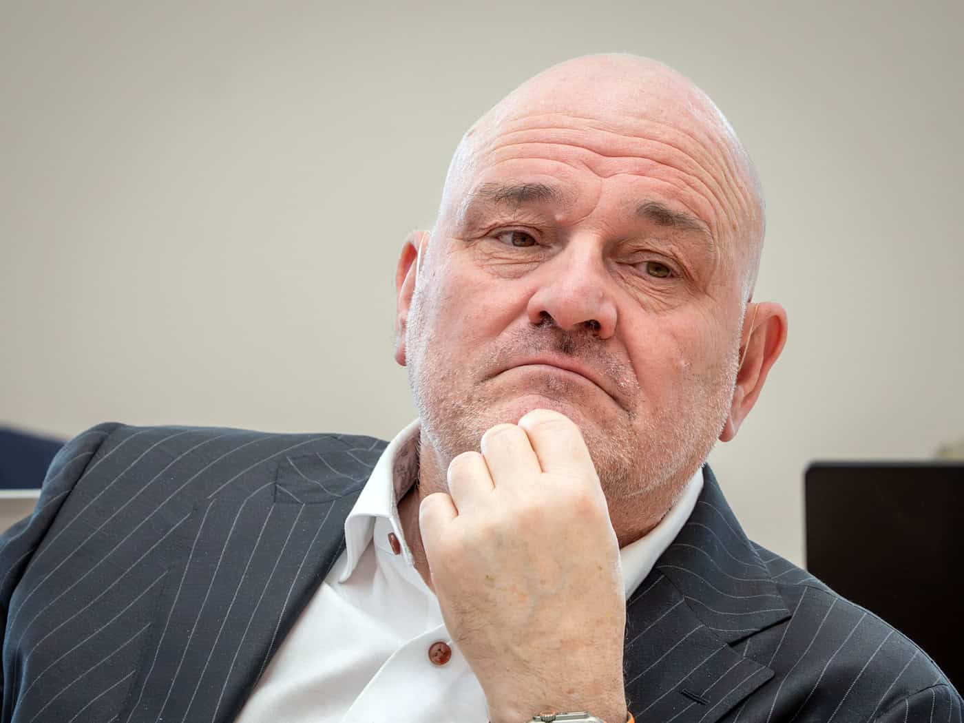 Brandenburgs SPD-Verkehrsminister Robert Crumbach kritisiert seine frühere Partei BSW (Archivbild).  / Foto: Soeren Stache/dpa