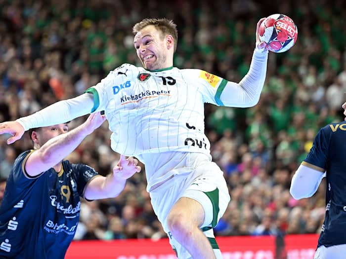 Welthandballer Mathias Gidsel war einmal mehr bester Füchse-Schütze (Archivbild) / Foto: Federico Gambarini/dpa