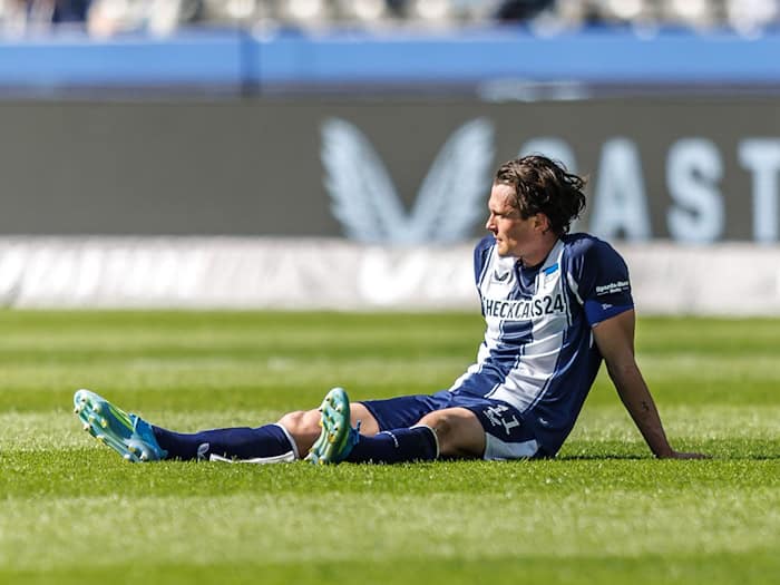 Die Hertha muss den Aufstieg wohl abschreiben.  / Foto: Andreas Gora/dpa
