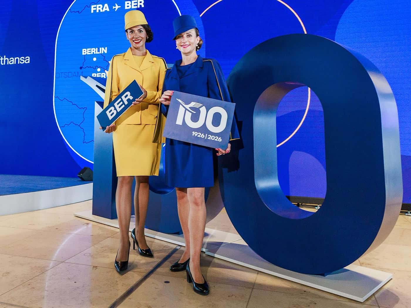 Lufthansa feiert Jubiläum: Vor 100 Jahren starteten die ersten Maschinen. / Foto: Carsten Koall/dpa