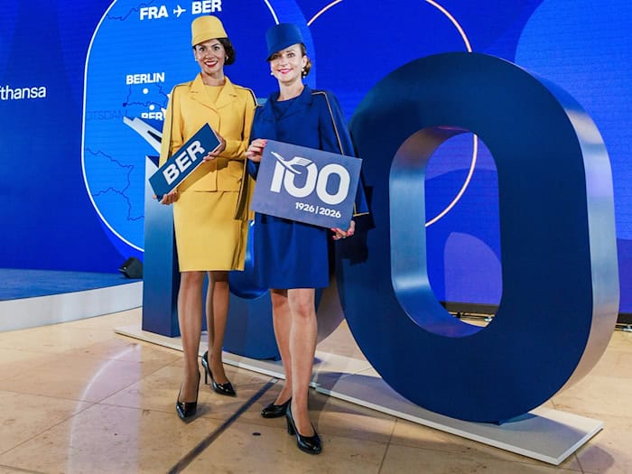 Lufthansa feiert Jubiläum: Vor 100 Jahren starteten die ersten Maschinen. / Foto: Carsten Koall/dpa