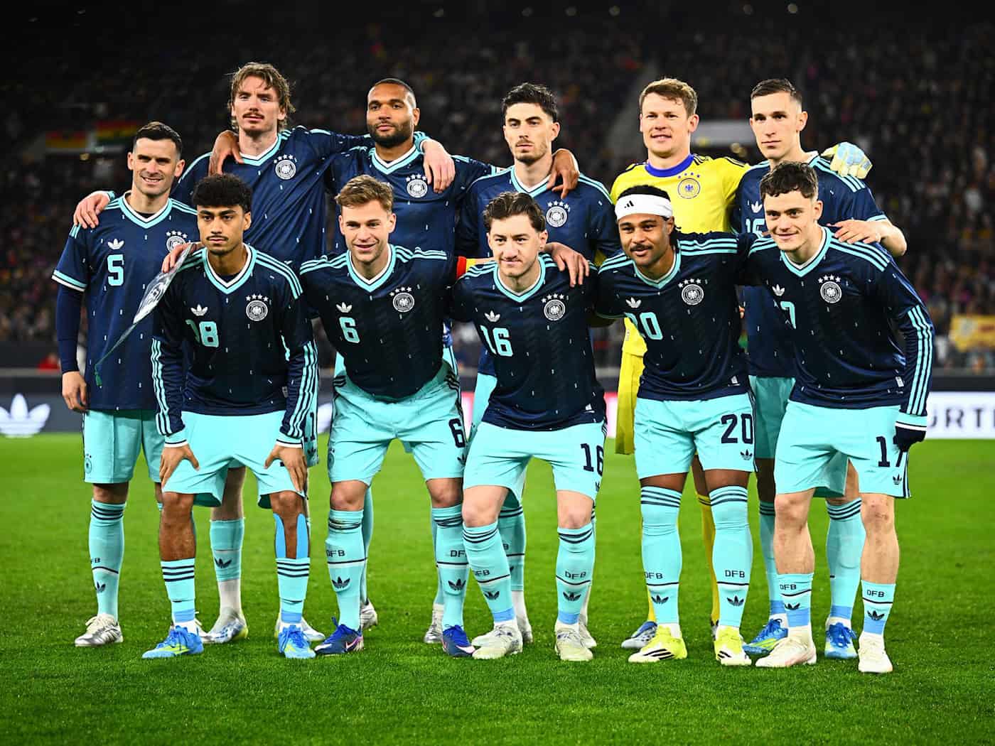 Die deutsche Nationalmannschaft trägt ihre Länderspiele der nächsten Nations-League-Gruppenphase in Augsburg, München und Berlin aus. (Archivbild) / Foto: Tom Weller/dpa