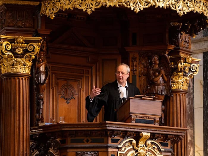 Christian Stäblein sprach im Berliner Dom. / Foto: Christophe Gateau/dpa