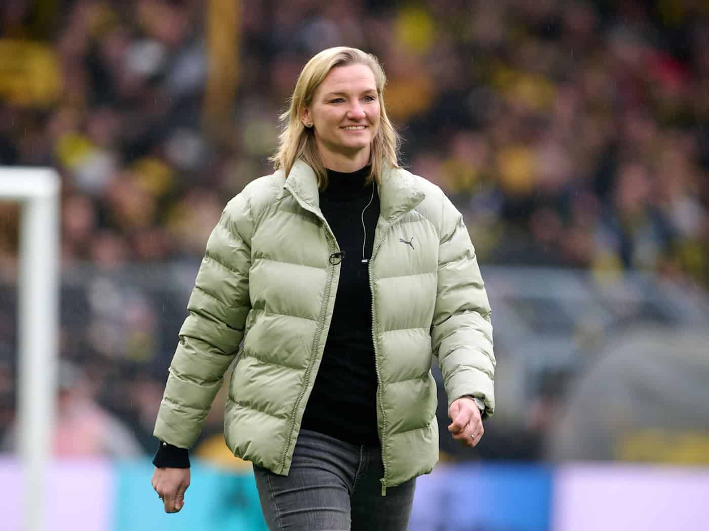 Alexandra Popp hat bereits mit Marie-Louise Eta zusammen Fußball gespielt. (Archivbild) / Foto: Bernd Thissen/dpa