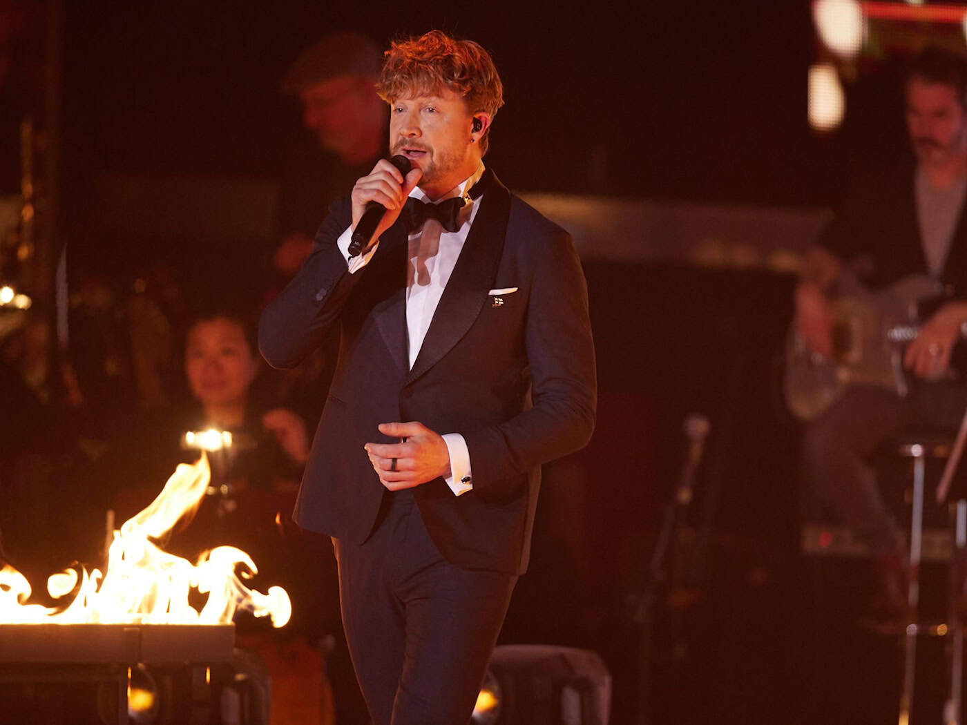 Samu Haber feiert sein halbes Jahrhundert auf der Bühne in Berlin. (Archivbild) / Foto: Joerg Carstensen/dpa