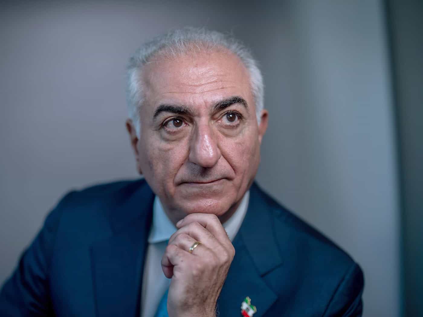 Reza Pahlavi, der Sohn des Iranischen Schah, besucht Berlin. / Foto: Michael Kappeler/dpa