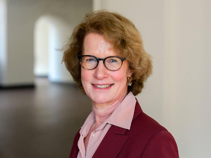 Die Leitende Oberstaatsanwältin Ingrid Jaeger bei einem Pressetermin in der Staatsanwaltschaft Berlin. / Foto: Jens Kalaene/dpa