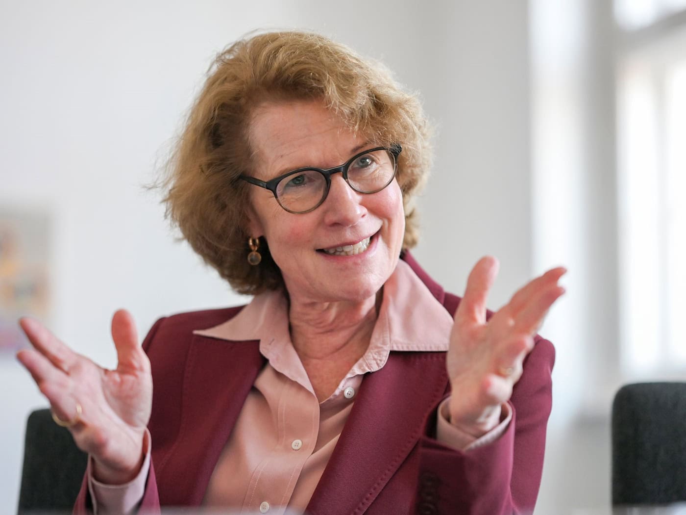 Die Leitende Oberstaatsanwältin Ingrid Jaeger bei einem Pressetermin in der Staatsanwaltschaft Berlin. / Foto: Jens Kalaene/dpa