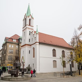 2015 wurde die Cottbuser Synagoge mitten in der Fußgängerzone eingeweiht. (Archivbild) / Foto: picture alliance / dpa