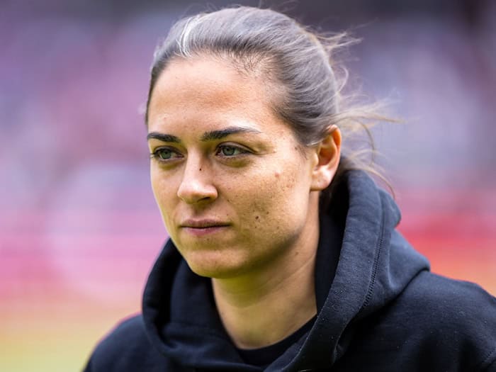 Sabrina Wittmann hält viel von Marie-Louise Eta. (Archivbild) / Foto: Frank Hammerschmidt/dpa