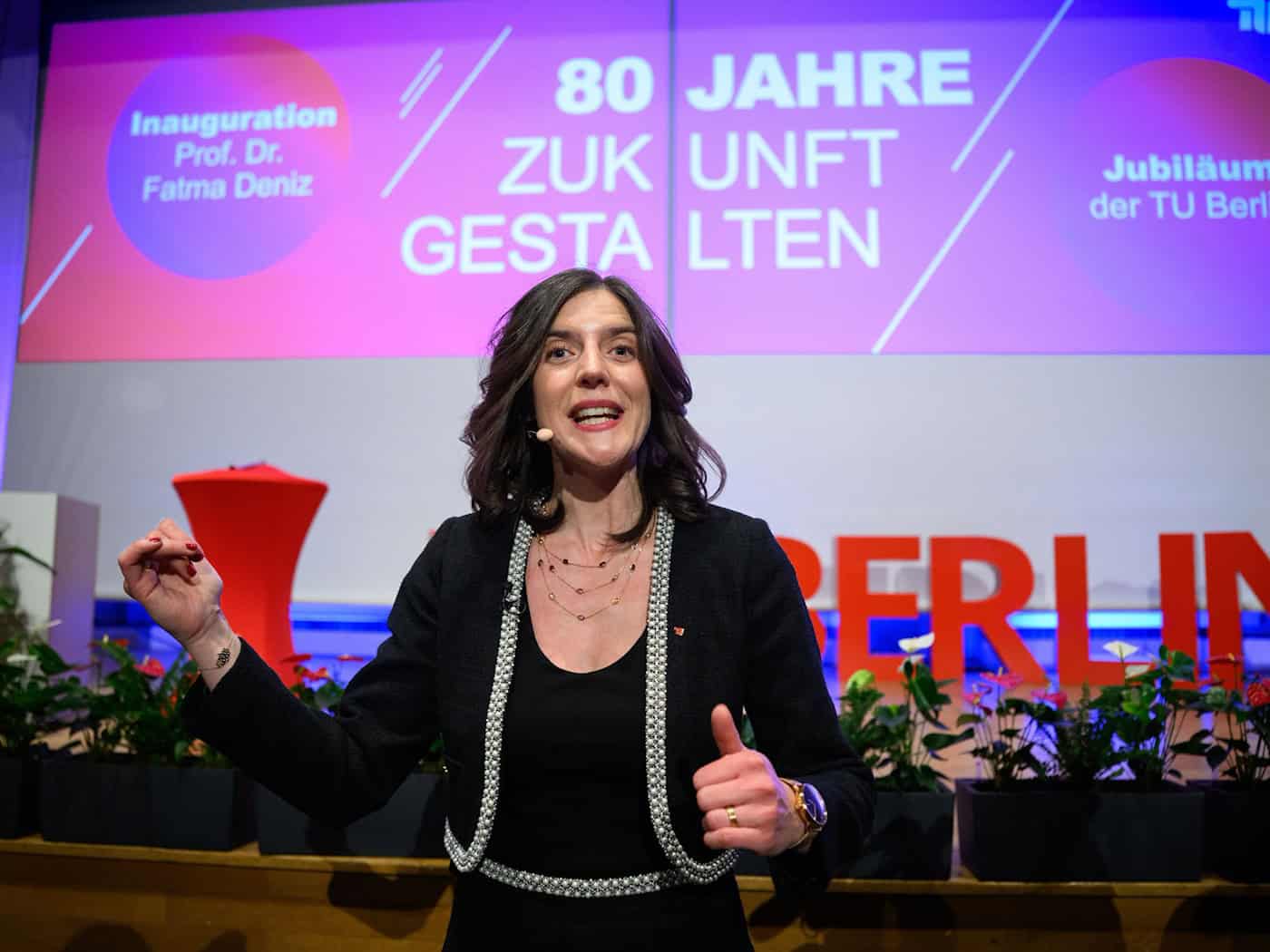 Die Technische Universität Berlin ist 80 Jahre alt und hat mit Fatma Deniz nun eine neue Präsidentin. / Foto: Bernd von Jutrczenka/dpa