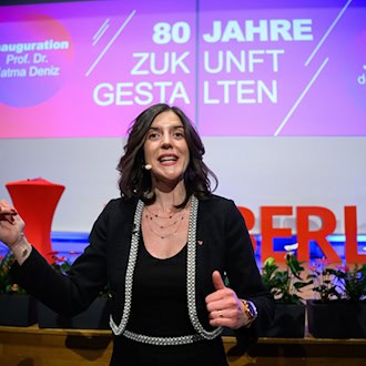 Die Technische Universität Berlin ist 80 Jahre alt und hat mit Fatma Deniz nun eine neue Präsidentin. / Foto: Bernd von Jutrczenka/dpa