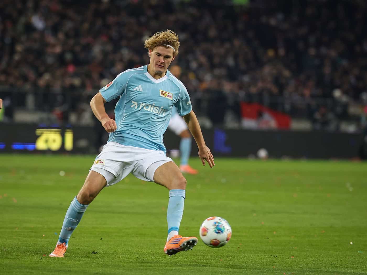 Tom Rothe trainierte bei Union Berlin mit. (Archivbild)  / Foto: Christian Charisius/dpa