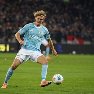 Tom Rothe trainierte bei Union Berlin mit. (Archivbild)  / Foto: Christian Charisius/dpa