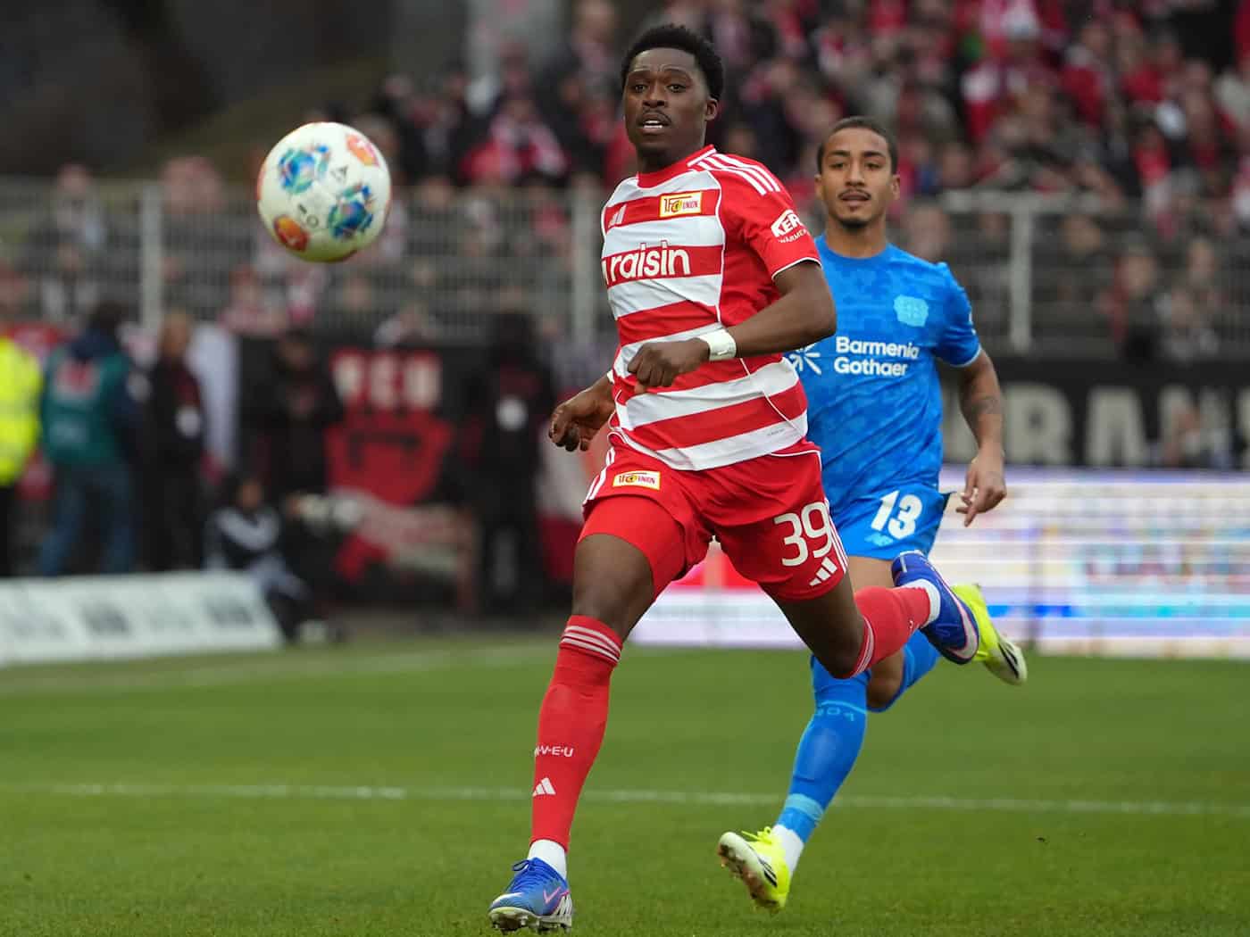 Derrick Köhn will mit Union Berlin in Heidenheim einen Schritt in Richtung Klassenerhalt machen. (Archivbild) / Foto: Soeren Stache/dpa
