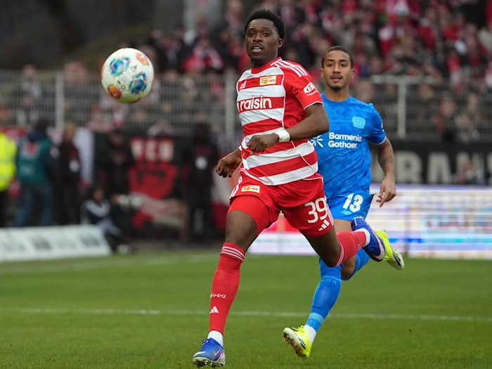 Derrick Köhn will mit Union Berlin in Heidenheim einen Schritt in Richtung Klassenerhalt machen. (Archivbild) / Foto: Soeren Stache/dpa