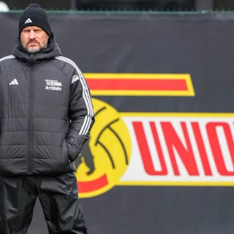 Union-Trainer Steffen Baumgart will in Heidenheim punkten. (Archivbild) / Foto: Soeren Stache/dpa