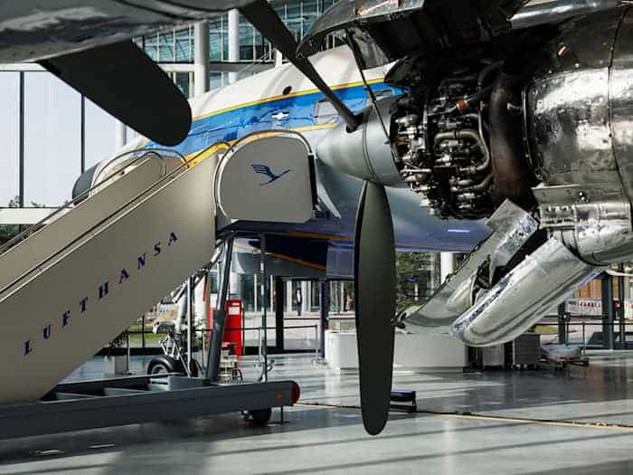 Lufthansa eröffnet ein neues Besucher- und Kongress-Zentrum in Frankfurt. / Foto: Hannes P. Albert/dpa