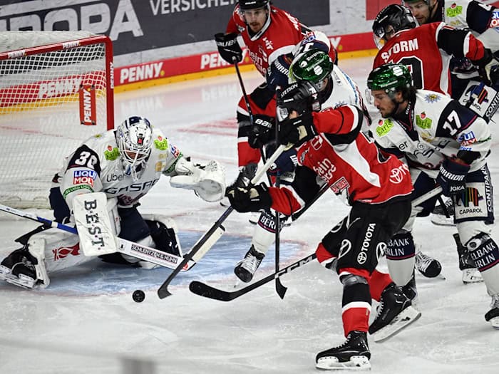 Für Keeper Jake Hildebrand ist die Saison beendet. (Archivbild) / Foto: Federico Gambarini/dpa