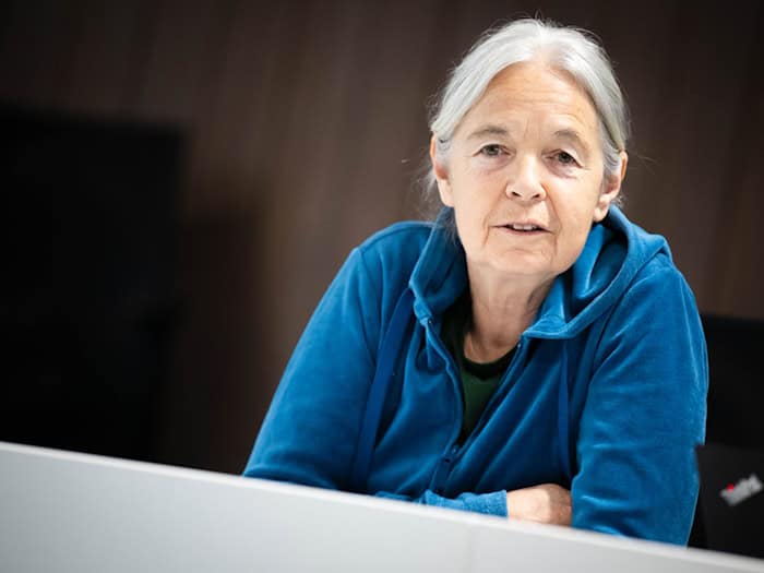 Der Gerichtsprozess gegen Daniela Klette vor dem Landgericht Verden nähert sich dem Ende. / Foto: Sina Schuldt/dpa