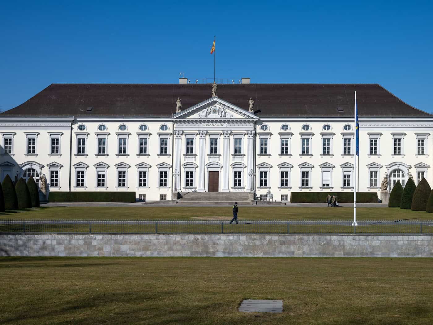 Schloss Bellevue wird bald saniert. (Archivbild) / Foto: Soeren Stache/dpa/ZB