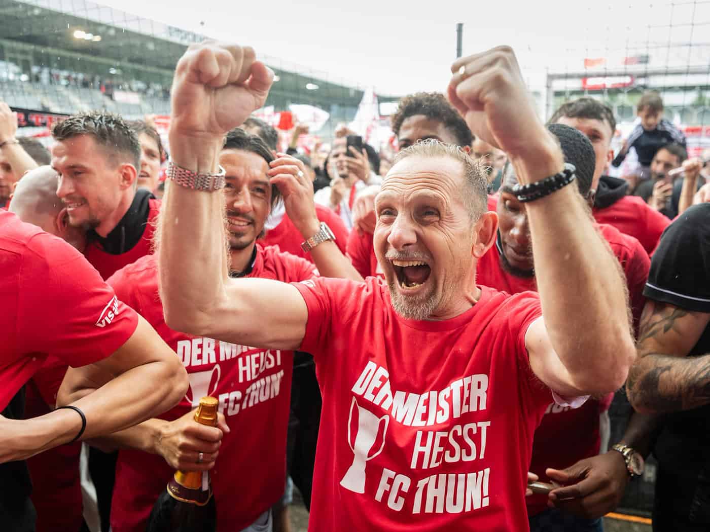 Mauro Lustrinelli führte Thun zur Schweizer Meisterschaft. (Archivbild) / Foto: Alessandro Della Valle/KEYSTONE/dpa