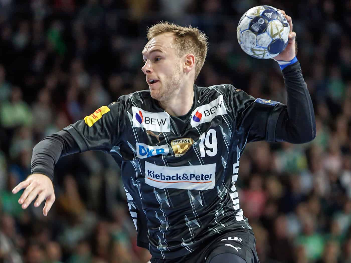 Der wichtigste Spieler für die Füchse Berlin: Welthandballer Mathias Gidsel. (Archivbild) / Foto: Andreas Gora/dpa