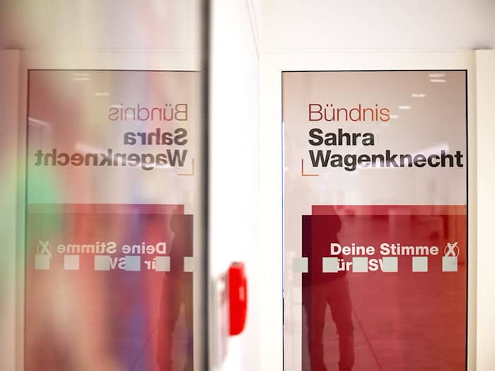 Bei einem Parteitag wählt das BSW Brandenburg eine neue Landesspitze. (Archivbild) / Foto: Soeren Stache/dpa