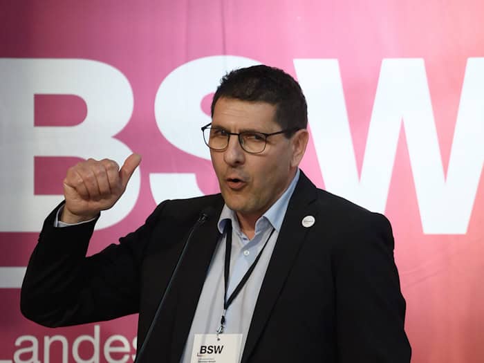 Der BSW-Landesvorsitzende von Sachsen-Anhalt, Thomas Schulze, appelliert an die Partei, sich geschlossen zu zeigen. (Archivbild) / Foto: Klaus-Dietmar Gabbert/dpa