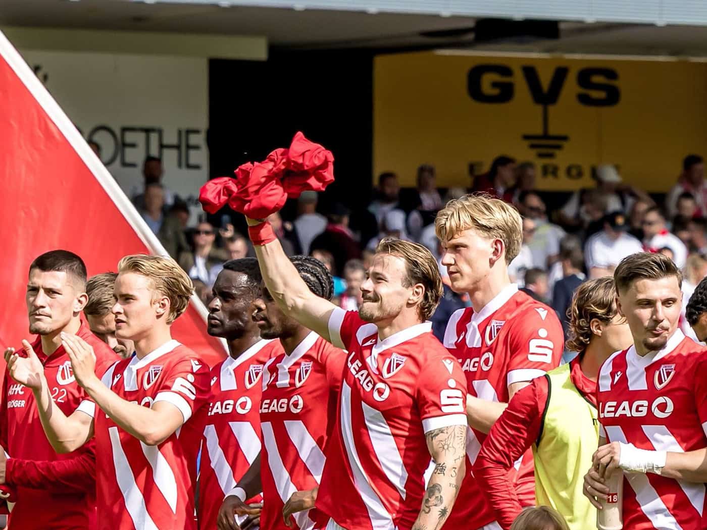 Energie Cottbus hat beste Aufstiegschancen. (Archivbild) / Foto: Frank Hammerschmidt/dpa