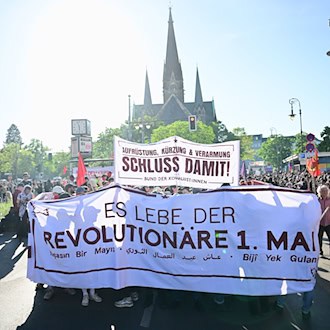 Zahlreiche linke Demonstrationen sind am 1. Mai in Berlin geplant. (Archivbild) / Foto: Sebastian Christoph Gollnow/dpa