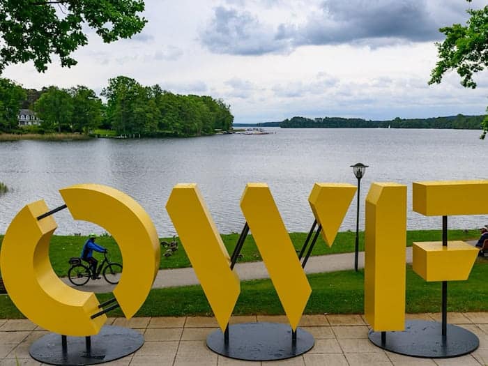 Beim Ostdeutschen Wirtschaftsforum in Bad Saarow  diskutieren vom  31. Mai bis 2. Juni Politiker und Wirtschaftsvertreter über Wege aus der Krise. (Archivbild) / Foto: Patrick Pleul/dpa
