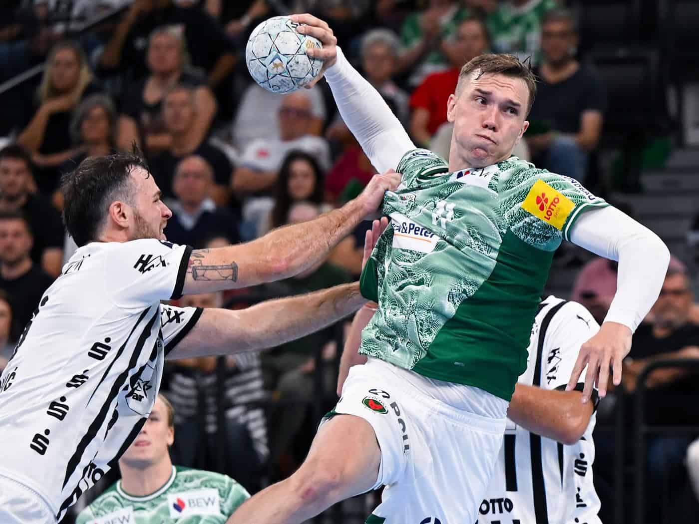 Rückraumspieler Lasse Andersson verlässt zum Saisonende die Füchse und geht zurück nach Dänemark (Archivbild) / Foto: Sven Hoppe/dpa