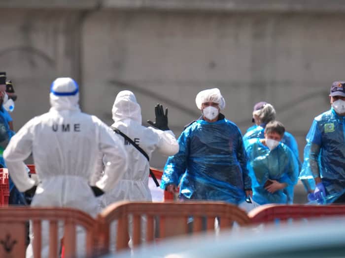 Die Passagiere aus Deutschland sollen in Quarantäne kommen. / Foto: Manu Fernandez/AP/dpa